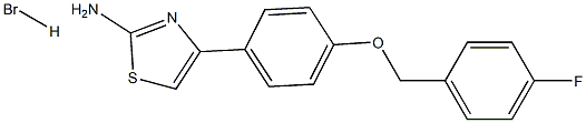 4-{4-[(4-fluorobenzyl)oxy]phenyl}-1,3-thiazol-2-amine hydrobromide