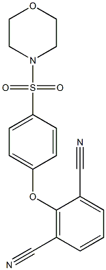  2-[4-(morpholinosulfonyl)phenoxy]isophthalonitrile