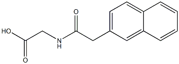 2-{[2-(2-naphthyl)acetyl]amino}acetic acid Structure