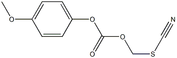 4-methoxyphenyl thiocyanatomethyl carbonate,,结构式