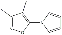 3,4-dimethyl-5-(1H-pyrrol-1-yl)isoxazole Structure