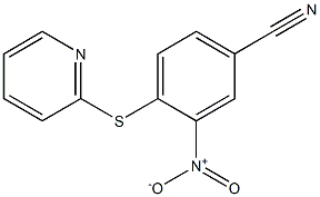  3-nitro-4-(2-pyridylthio)benzonitrile