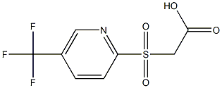 2-{[5-(trifluoromethyl)-2-pyridinyl]sulfonyl}acetic acid