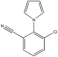 3-chloro-2-(1H-pyrrol-1-yl)benzenecarbonitrile Structure