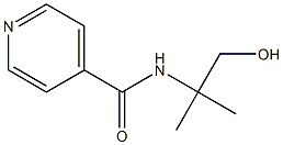 N-(2-hydroxy-1,1-dimethylethyl)isonicotinamide 结构式