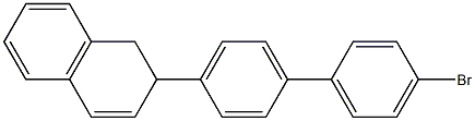 2-(4'-bromo[1,1'-biphenyl]-4-yl)-1,2-dihydronaphthalene,,结构式