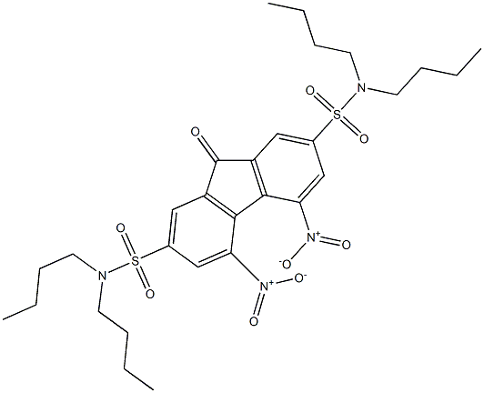 N2,N2,N7,N7-tetrabutyl-4,5-dinitro-9-oxo-9H-fluorene-2,7-disulfonamide