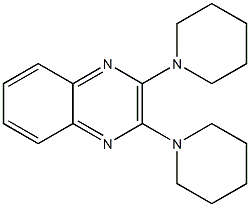 2,3-dipiperidinoquinoxaline Structure