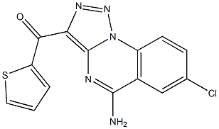 (5-amino-7-chloro[1,2,3]triazolo[1,5-a]quinazolin-3-yl)(2-thienyl)methanone