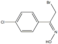 2-bromo-1-(4-chlorophenyl)ethan-1-one oxime Structure