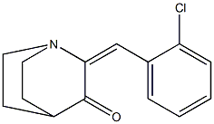  2-(2-chlorobenzylidene)quinuclidin-3-one