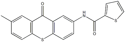 N-(7-methyl-9-oxo-9H-thioxanthen-2-yl)-2-thiophenecarboxamide