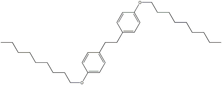 1-{4-[4-(nonyloxy)phenethyl]phenoxy}nonane,,结构式