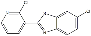 6-chloro-2-(2-chloro-3-pyridinyl)-1,3-benzothiazole Structure