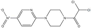 2,2-dichloro-1-[4-(5-nitro-2-pyridyl)piperazino]ethan-1-one