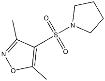 3,5-dimethyl-4-(tetrahydro-1H-pyrrol-1-ylsulfonyl)isoxazole