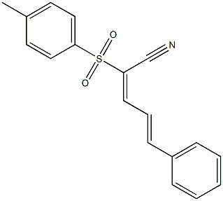 (2E,4E)-2-[(4-methylphenyl)sulfonyl]-5-phenyl-2,4-pentadienenitrile