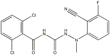  N1-(2,6-dichlorobenzoyl)-2-(2-cyano-3-fluorophenyl)-2-methylhydrazine-1-carboxamide