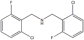 N,N-di(2-chloro-6-fluorobenzyl)amine,,结构式