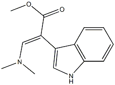  methyl 3-(dimethylamino)-2-(1H-indol-3-yl)acrylate