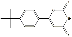 6-[4-(tert-butyl)phenyl]-3,4-dihydro-2H-1,3-oxazine-2,4-dione Structure