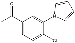  1-[4-chloro-3-(1H-pyrrol-1-yl)phenyl]ethan-1-one