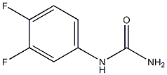 N-(3,4-difluorophenyl)urea Structure