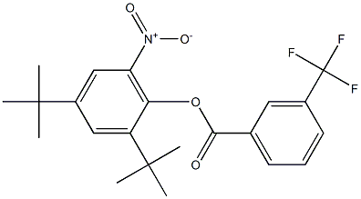 2,4-di(tert-butyl)-6-nitrophenyl 3-(trifluoromethyl)benzoate