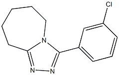 3-(3-chlorophenyl)-6,7,8,9-tetrahydro-5H-[1,2,4]triazolo[4,3-a]azepine