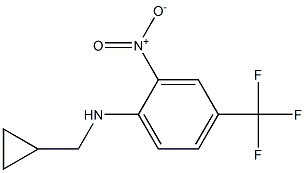 N1-cyclopropylmethyl-2-nitro-4-(trifluoromethyl)aniline Structure