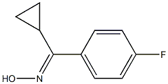 cyclopropyl(4-fluorophenyl)methanone oxime,,结构式