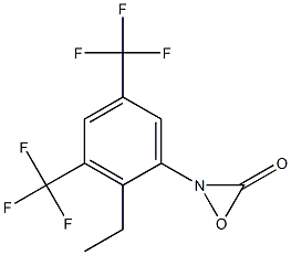 ethyl N-[3,5-di(trifluoromethyl)phenyl]iminoformate,,结构式