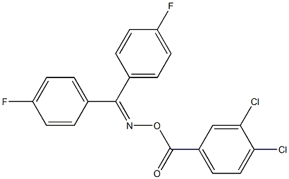 N-[bis(4-fluorophenyl)methylene]-N-[(3,4-dichlorobenzoyl)oxy]amine Structure