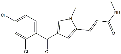 (E)-3-[4-(2,4-dichlorobenzoyl)-1-methyl-1H-pyrrol-2-yl]-N-methyl-2-propenamide