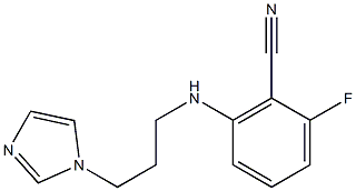  2-fluoro-6-{[3-(1H-imidazol-1-yl)propyl]amino}benzonitrile