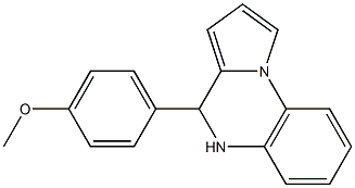 4-(4-methoxyphenyl)-4,5-dihydropyrrolo[1,2-a]quinoxaline Structure