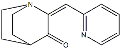 2-[(E)-2-pyridinylmethylidene]-3-quinuclidinone Structure