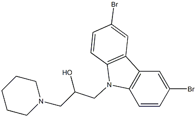  1-(3,6-dibromo-9H-carbazol-9-yl)-3-piperidinopropan-2-ol