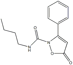  N-butyl-5-oxo-3-phenyl-2(5H)-isoxazolecarboxamide