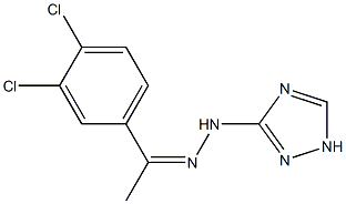 1-(3,4-dichlorophenyl)ethan-1-one 1-(1H-1,2,4-triazol-3-yl)hydrazone