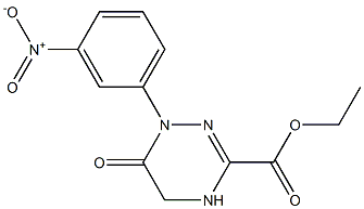 ethyl 1-(3-nitrophenyl)-6-oxo-1,4,5,6-tetrahydro-1,2,4-triazine-3-carboxylate Structure