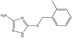 5-[(2-methylbenzyl)sulfanyl]-1H-1,2,4-triazol-3-ylamine Structure