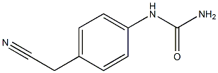 N-[4-(cyanomethyl)phenyl]urea Structure