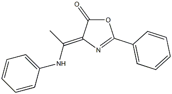  4-(1-anilinoethylidene)-2-phenyl-4,5-dihydro-1,3-oxazol-5-one