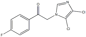 2-(4,5-dichloro-1H-imidazol-1-yl)-1-(4-fluorophenyl)-1-ethanone Structure