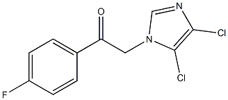 2-(4,5-dichloro-1H-imidazol-1-yl)-1-(4-fluorophenyl)-1-ethanone 化学構造式