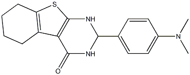 2-[4-(dimethylamino)phenyl]-1,2,3,4,5,6,7,8-octahydrobenzo[4,5]thieno[2,3-d]pyrimidin-4-one|