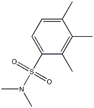 Pentamethylbenzenesulphonamide Structure