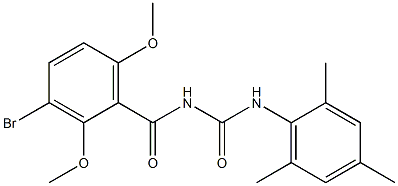  N-(3-bromo-2,6-dimethoxybenzoyl)-N'-mesitylurea