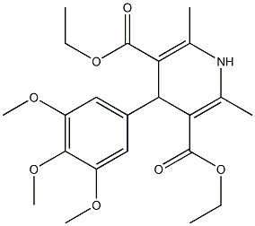 diethyl 2,6-dimethyl-4-(3,4,5-trimethoxyphenyl)-1,4-dihydropyridine-3,5-dicarboxylate